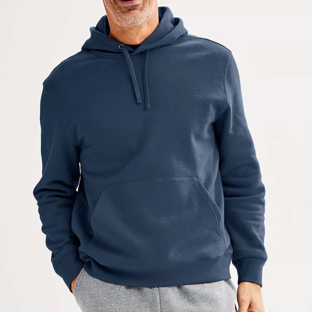 Tek‎ Gear Mens Hoodie Ultrasoft Fleece Navy Blue Casual Sporty Size M